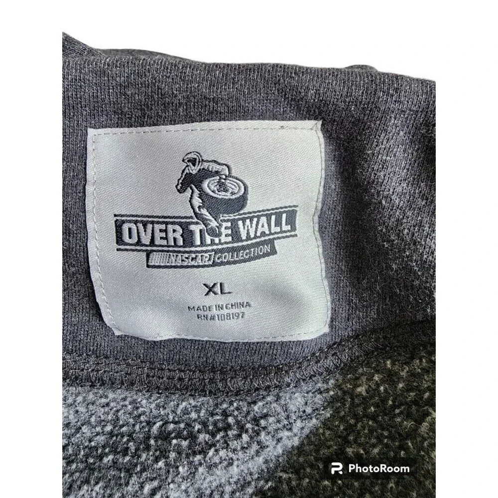 Dale Earnhardt Jr Gray Hoodie XL Embroidered Full Zip 88 Nascar Over The Wall - Picture 9 of 11